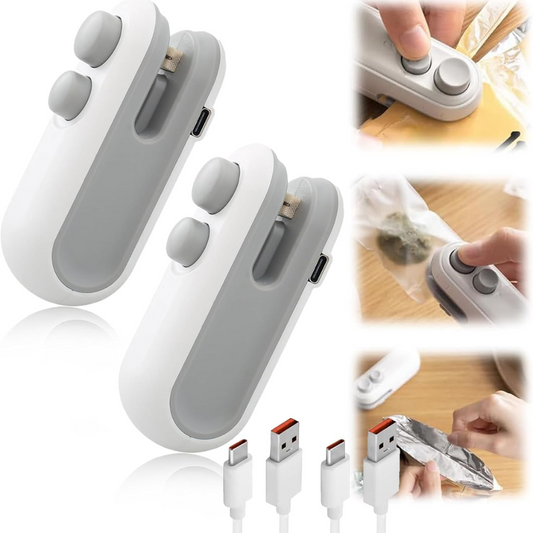 Mini Sellador De Bolsas Con Cortador