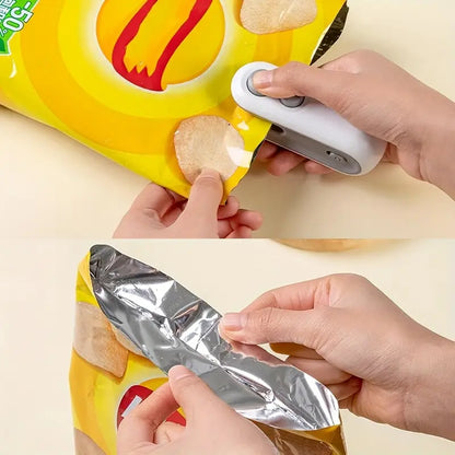 Mini Sellador De Bolsas Con Cortador