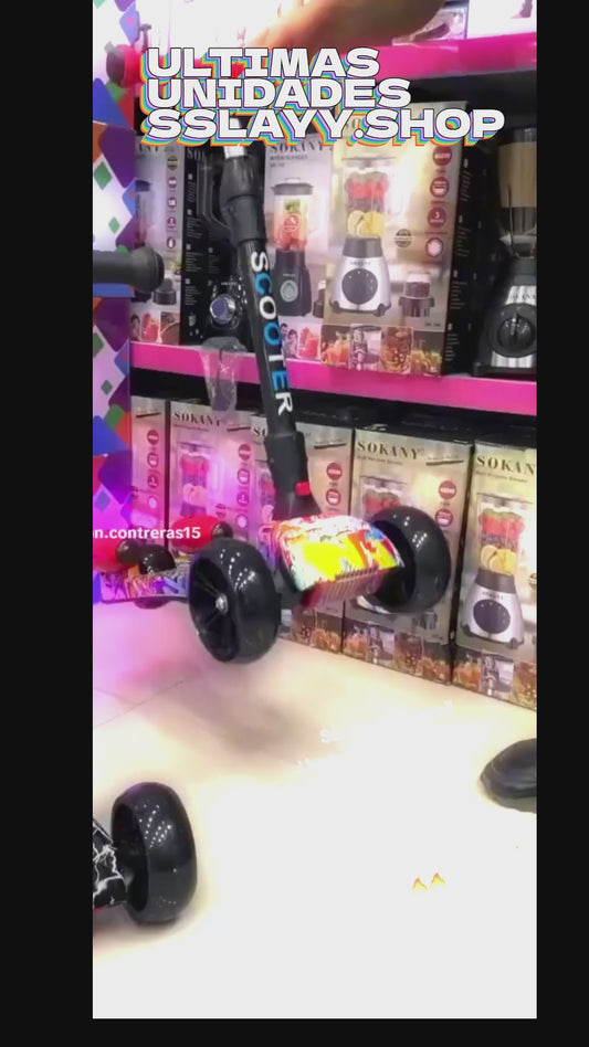 Scooter Musical con Turbo para Niños - Diversión sobre Ruedas